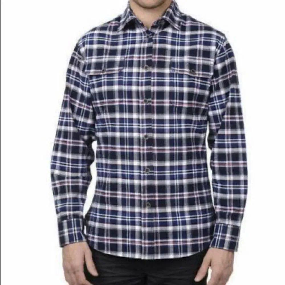 ✨ HP✨Jachs Mens Flannel Shirts Brawny Heavyweight Button Down Shirt✨